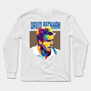 David Beckham Popart Long Sleeve T-Shirt